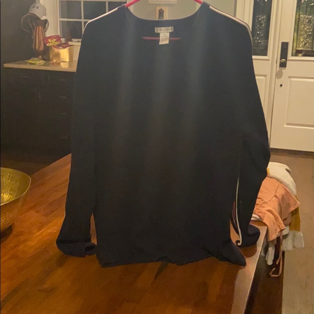blue school girl style sweater